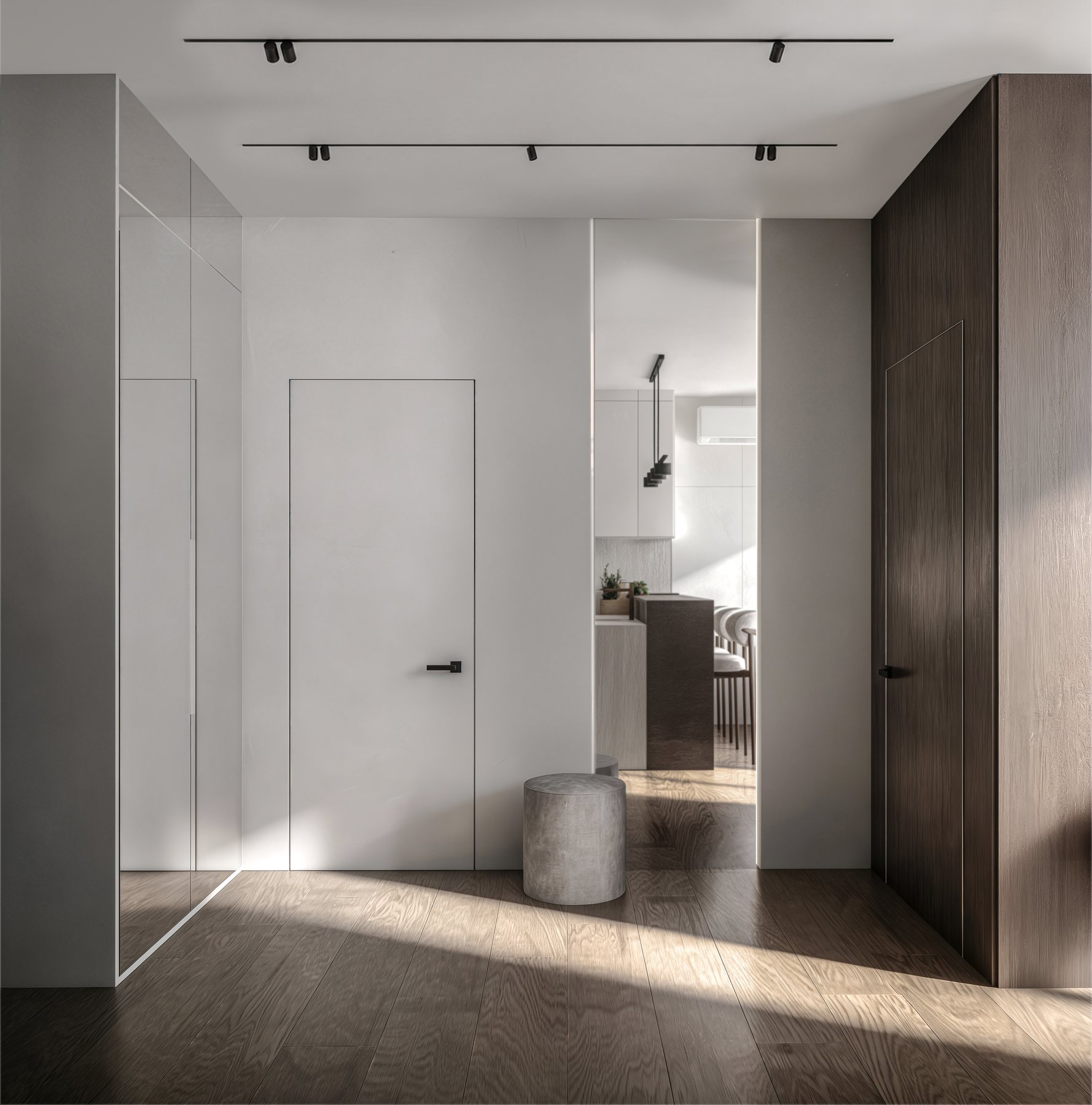 Warm Minimal Apartment — visualization