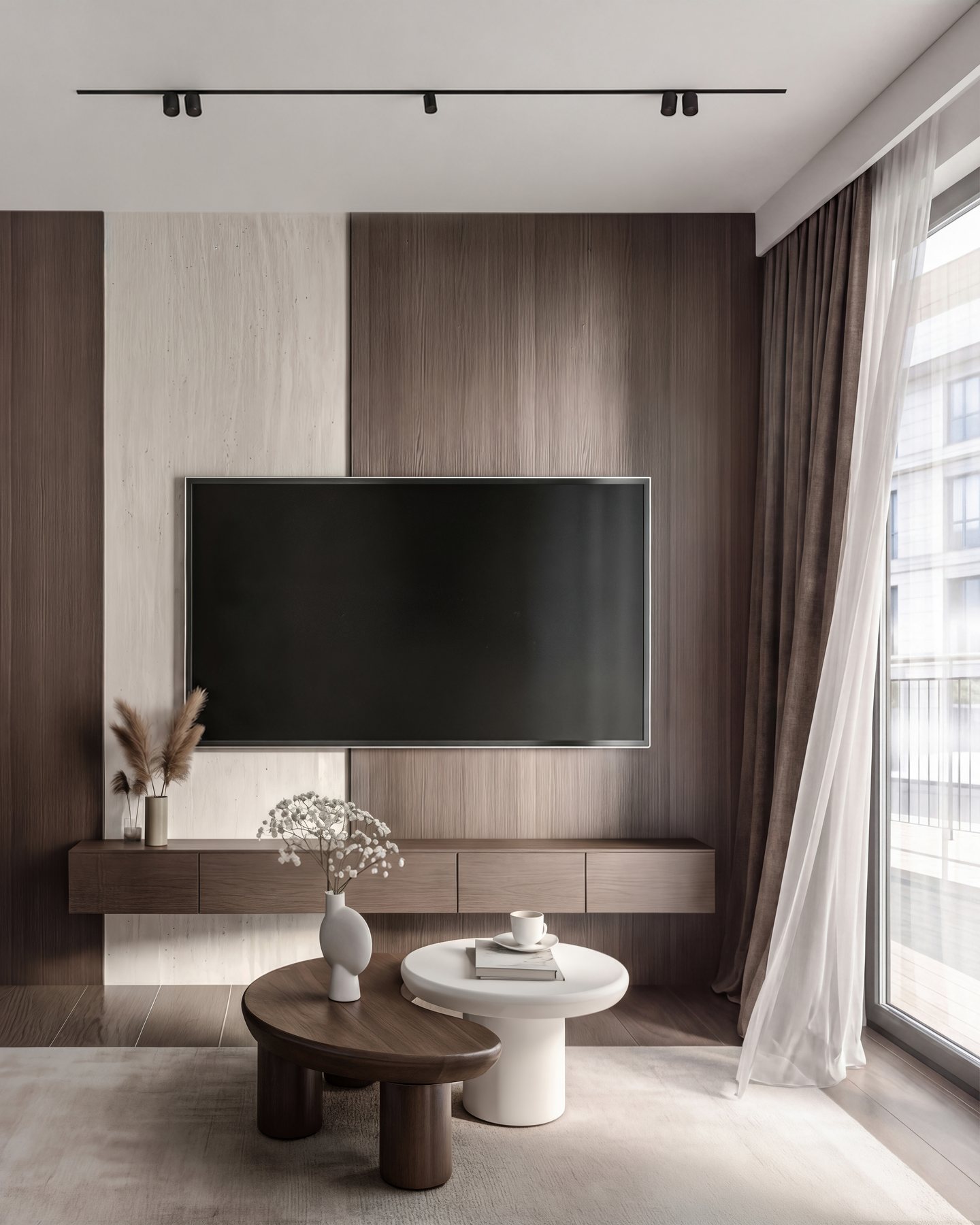Warm Minimal Apartment — visualization
